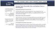 Tablet Screenshot of hiringsuite.com